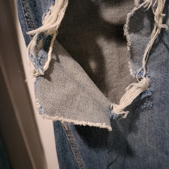 We The Free Distressed Denim Jeans Flare Leg - Picture 6 of 10